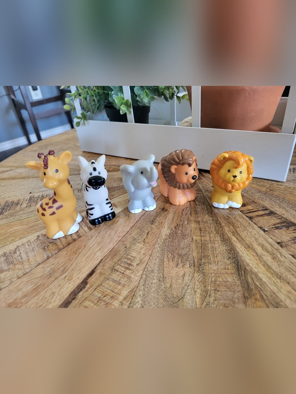 Fisher Price Little People Zoo Animals Lot Of 5